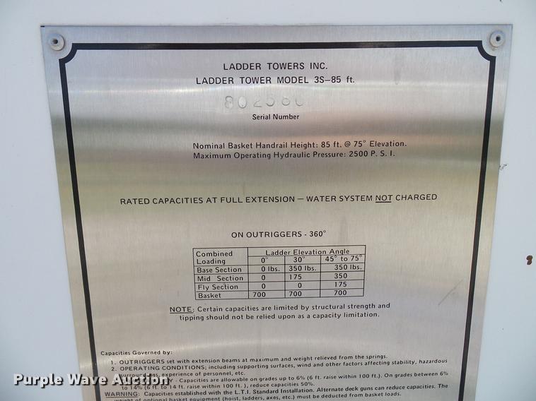 image for item DD3444 1981 Pierce U-1844M fire truck