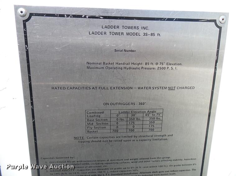 image for item DD3444 1981 Pierce U-1844M fire truck