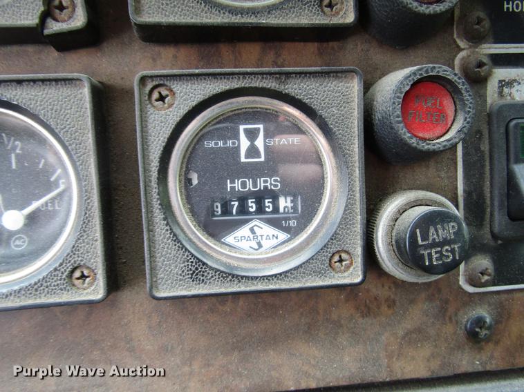 image for item DD4285 1984 Spartan Quint fire truck