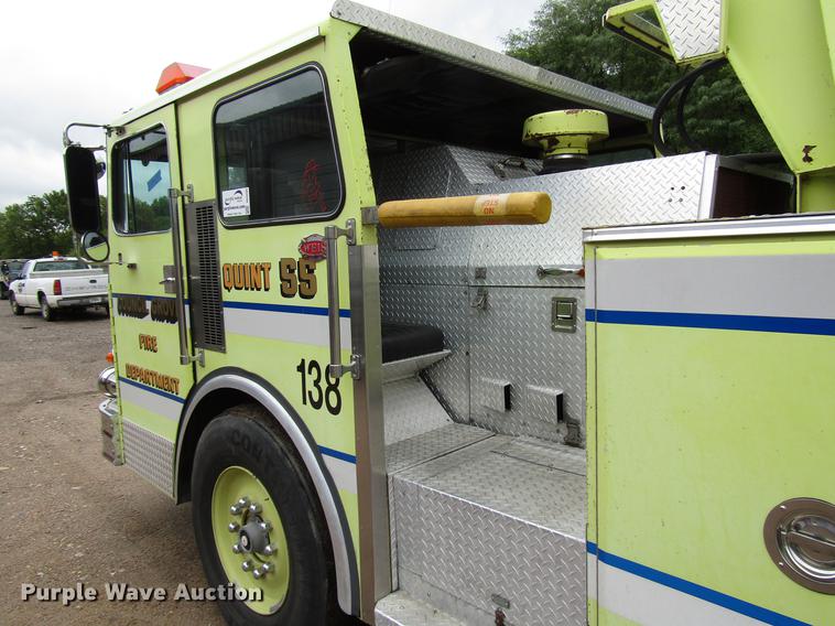 image for item DD4285 1984 Spartan Quint fire truck