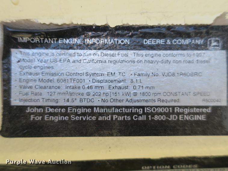 image for item DE3824 Kohler Power Systems 135R02J generator