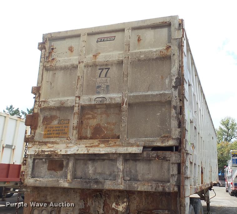 image for item DE4877 2004 Steco SEC3896 refuse transfer trailer