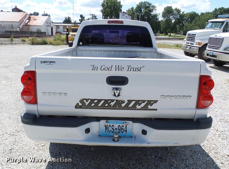 image for item DE5215 2010 Dodge Dakota Ext. Cab pickup truck