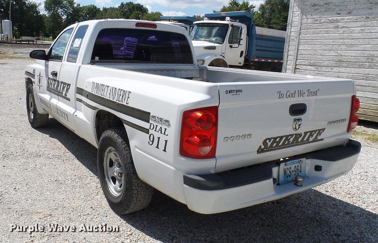 image for item DE5215 2010 Dodge Dakota Ext. Cab pickup truck