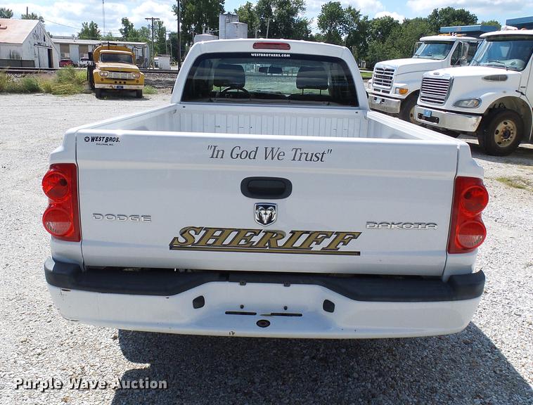 image for item DE5216 2010 Dodge Dakota Ext. Cab pickup truck