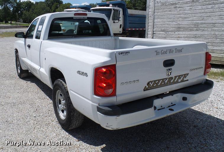 image for item DE5216 2010 Dodge Dakota Ext. Cab pickup truck