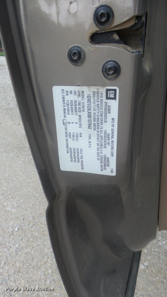 image for item DF4334 2006 Chevrolet Uplander van