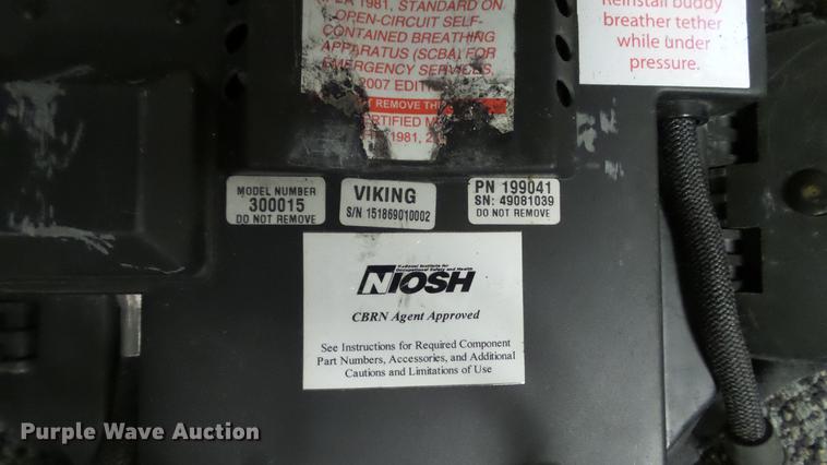 image for item DM9889 ISI SCBA air packs