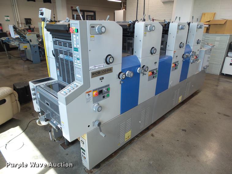 image for item DZ9418 Ryobi 3304HA four color off-set press