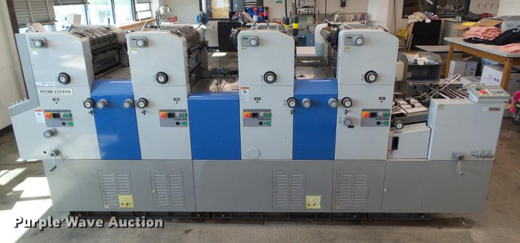 image for item DZ9418 Ryobi 3304HA four color off-set press