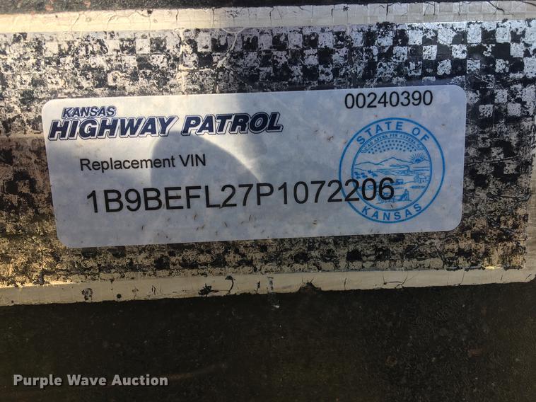 image for item EI9919 1993 Blair equipment trailer