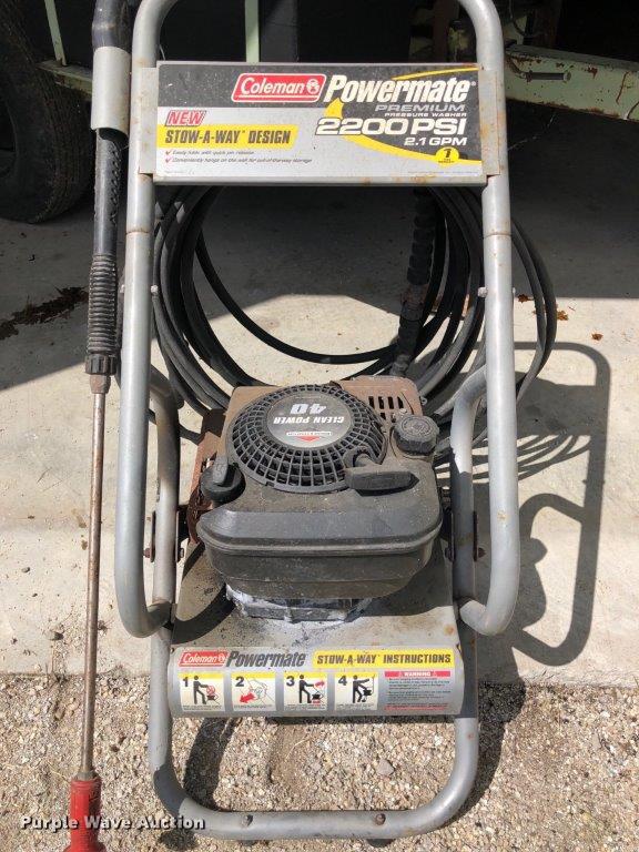 image for item EO9352 Coleman pressure washer