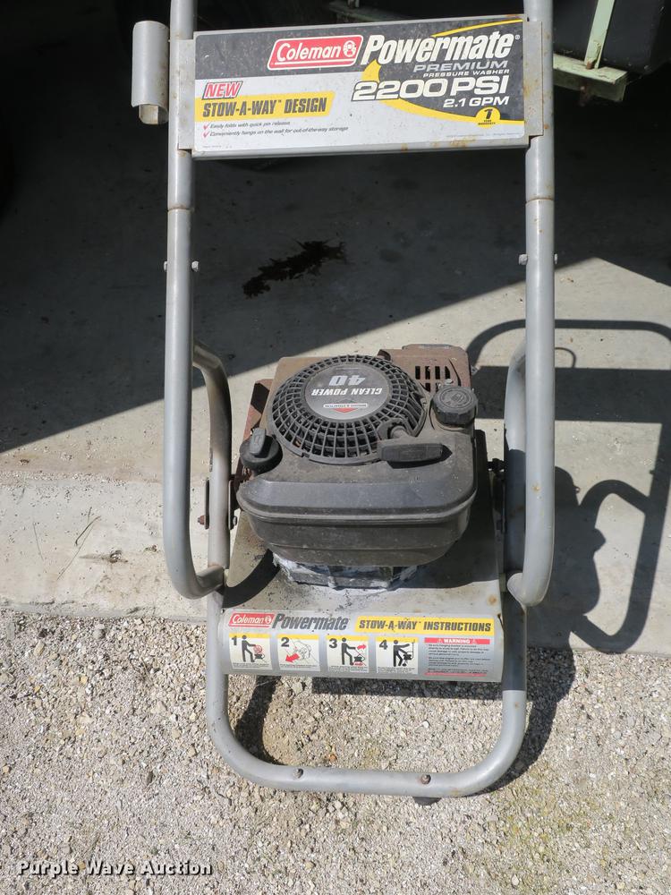 image for item EO9352 Coleman pressure washer