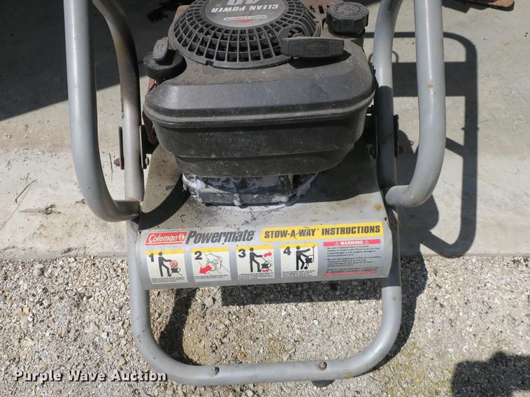 image for item EO9352 Coleman pressure washer