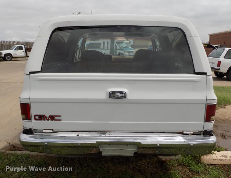 image for item ER9089 1989 GMC Jimmy SUV