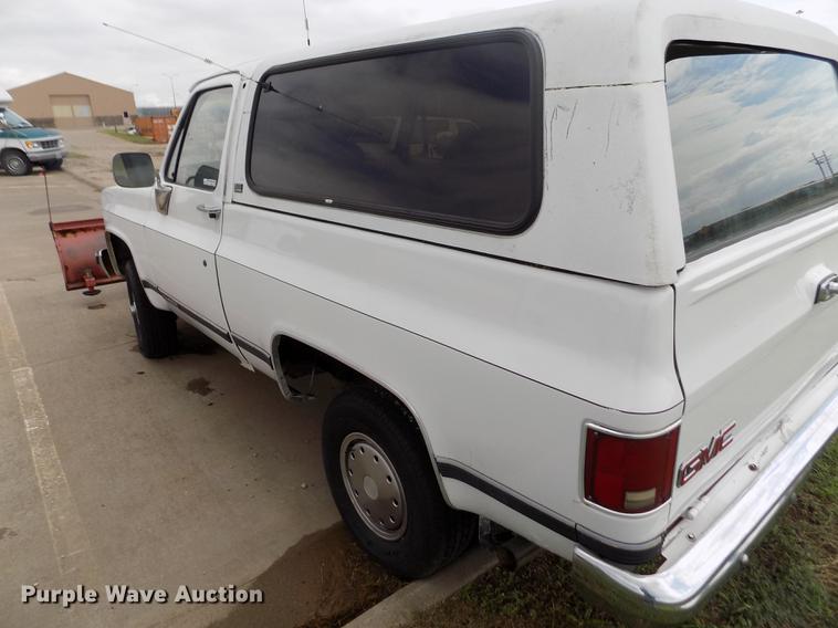 image for item ER9089 1989 GMC Jimmy SUV
