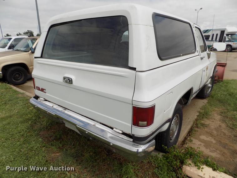 image for item ER9089 1989 GMC Jimmy SUV