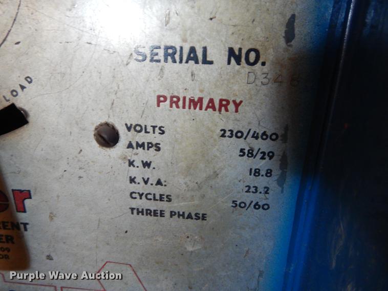 image for item FC9316 Miller SR300 direct current arc welder