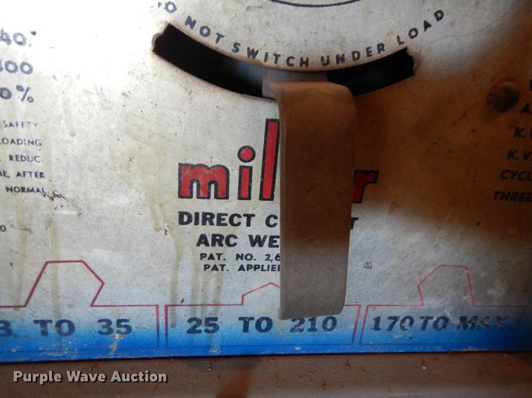 image for item FC9316 Miller SR300 direct current arc welder