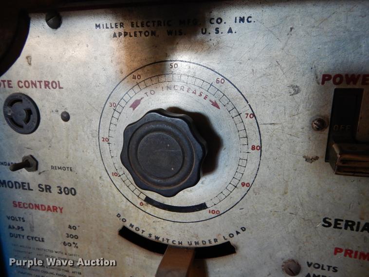 image for item FC9316 Miller SR300 direct current arc welder