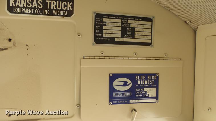 image for item FE9202 1998 Blue Bird TC2000 school bus