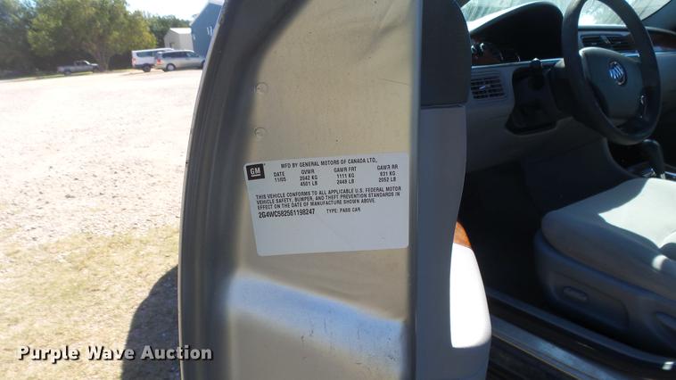 image for item FO9056 2006 Buick LaCrosse