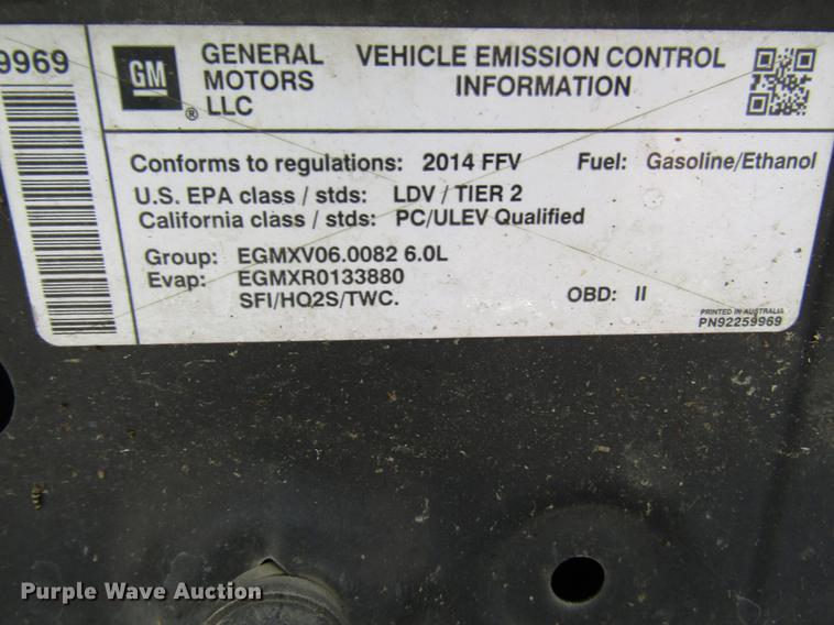 image for item FT9751 2014 Chevrolet Caprice Police