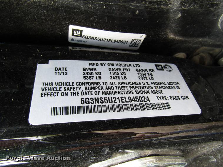 image for item FT9751 2014 Chevrolet Caprice Police