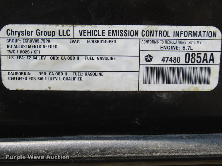 image for item FT9752 2014 Dodge Charger Police