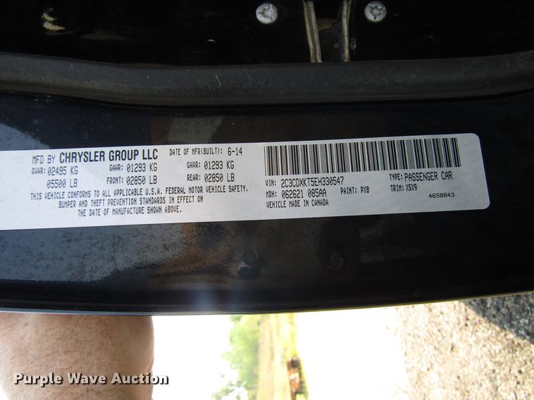 image for item FT9752 2014 Dodge Charger Police