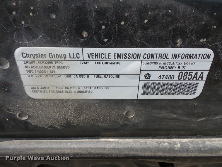 image for item FT9753 2014 Dodge Charger Police