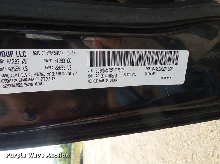 image for item FT9753 2014 Dodge Charger Police