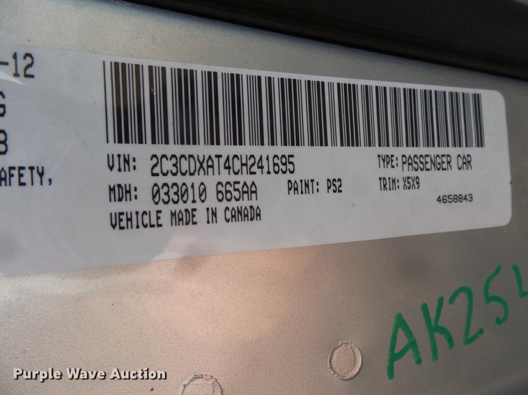 image for item FT9755 2012 Dodge Charger Police