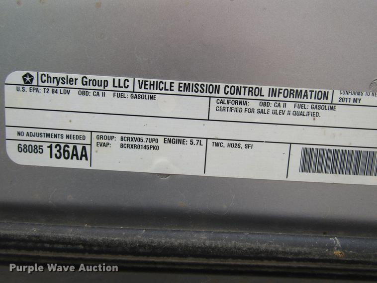 image for item FT9760 2011 Dodge Charger Police