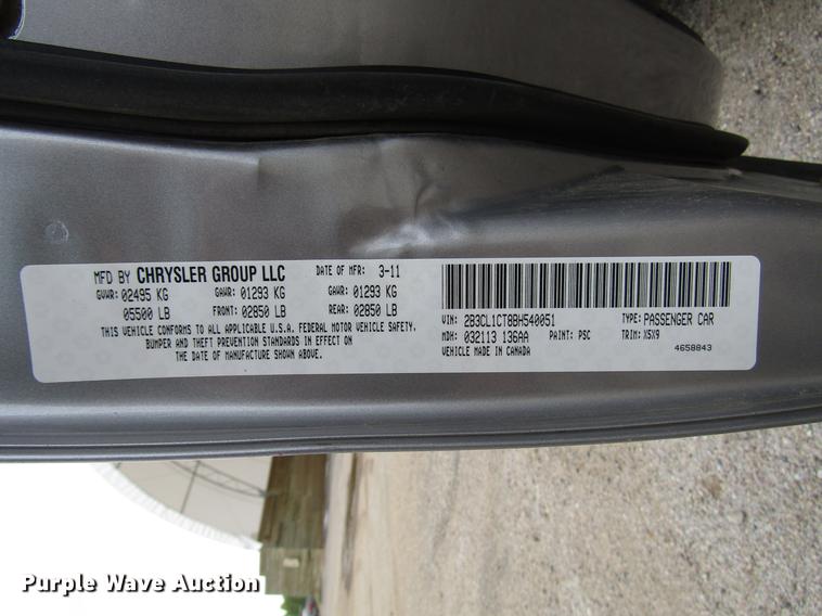 image for item FT9760 2011 Dodge Charger Police