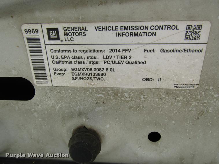 image for item FT9762 2014 Chevrolet Caprice Police