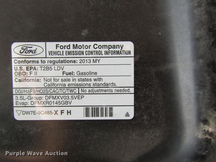 image for item FT9765 2013 Ford Taurus Police