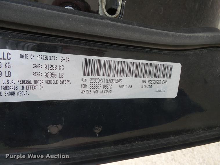 image for item FT9766 2014 Dodge Charger Police