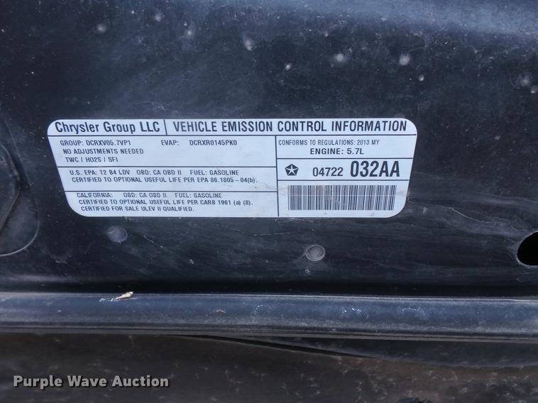 image for item FT9768 2013 Dodge Charger Police