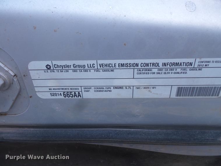 image for item FT9770 2012 Dodge Charger Police