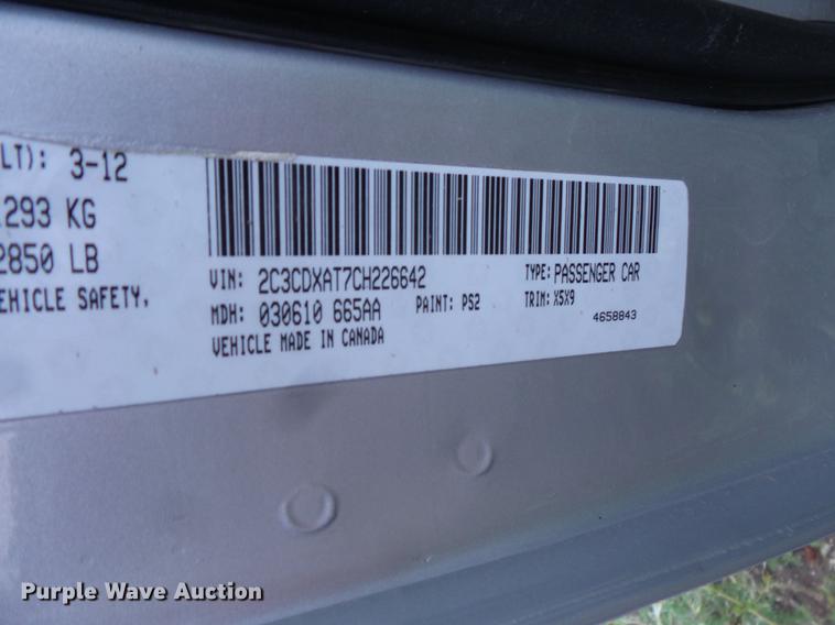 image for item FT9770 2012 Dodge Charger Police