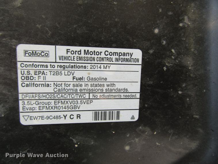 image for item FT9773 2014 Ford Taurus Police