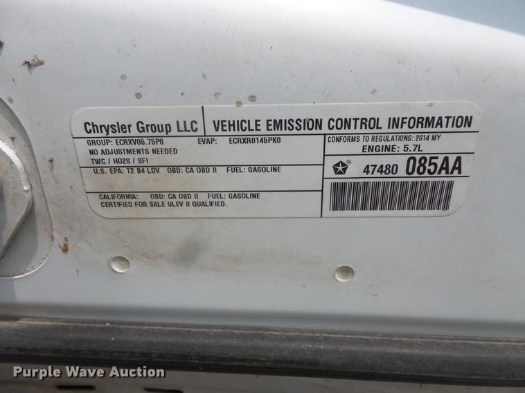 image for item FT9776 2014 Dodge Charger Police