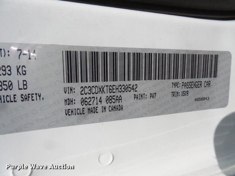 image for item FT9779 2014 Dodge Charger Police