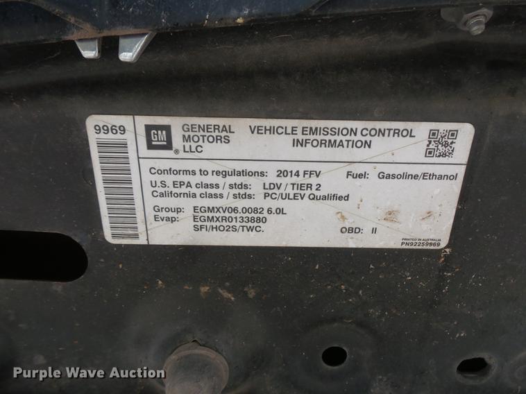 image for item FT9781 2014 Chevrolet Caprice Police