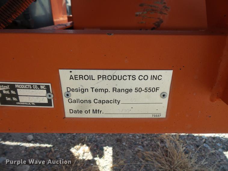 image for item FT9824 Aeroil KERA-60H crack sealer trailer