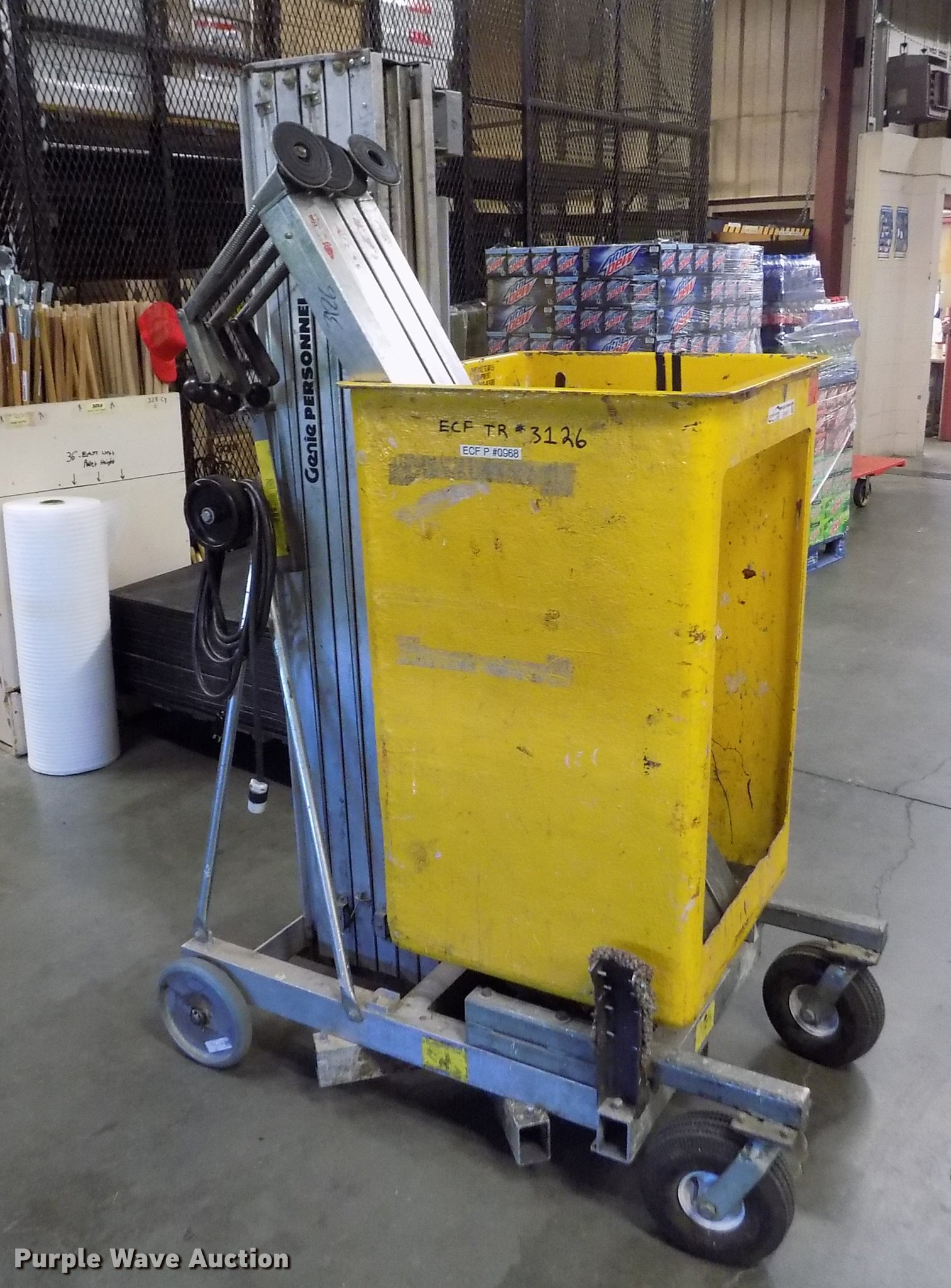Genie PLC24 man lift in Ellsworth , KS Item ER9091 sold Purple Wave