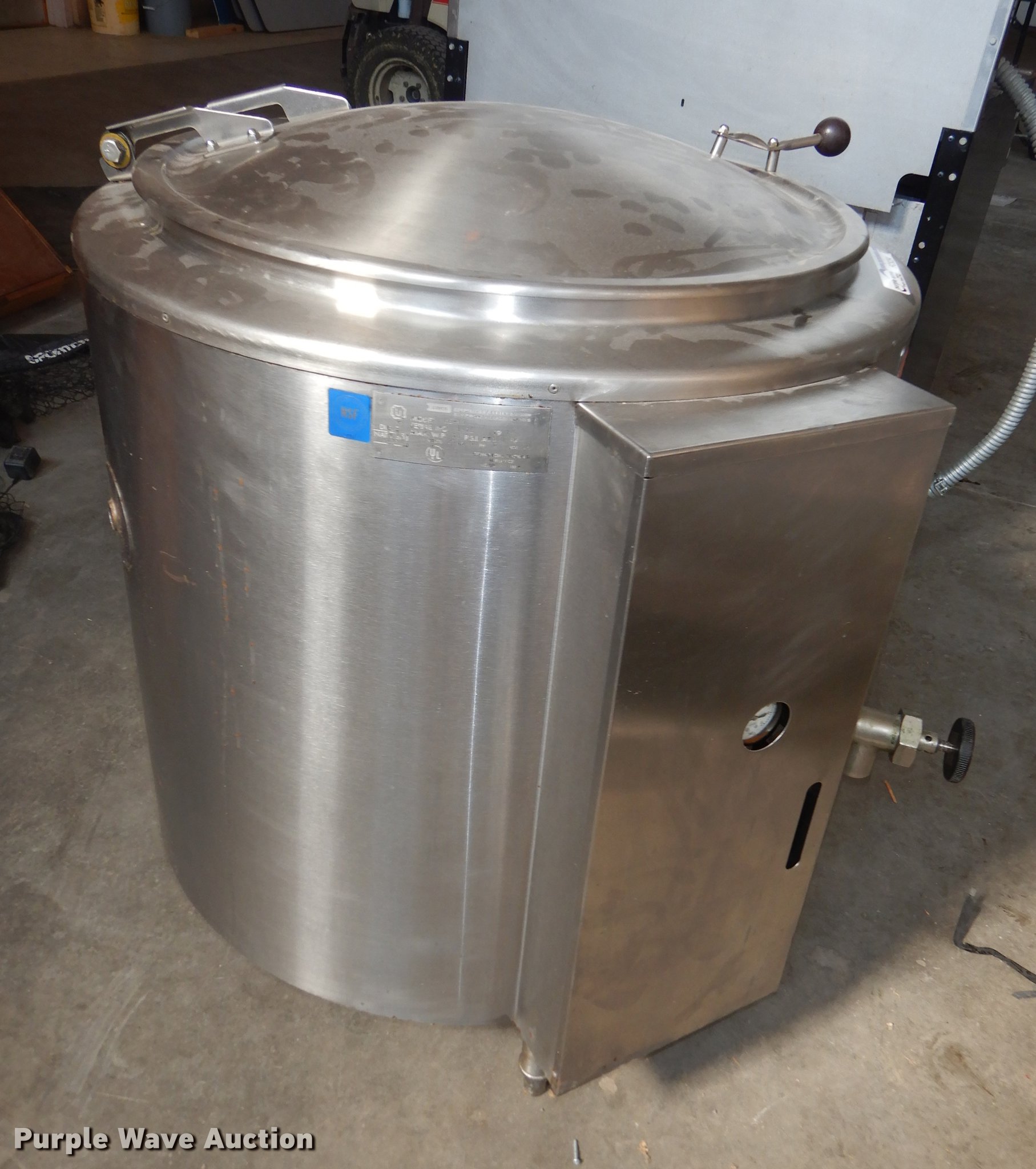 Groen EE40 steam kettle in Holton, KS Item FC9284 sold Purple Wave