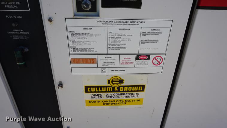 image for item DB6012 Gardner Denver Electro-Saver II air compressor