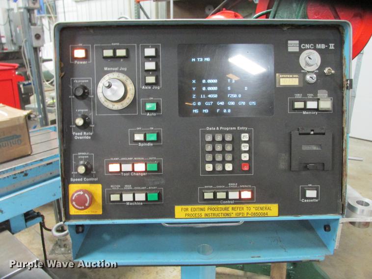 image for item DB9321 1982 Hurco MB11 CNC vertical milling machine